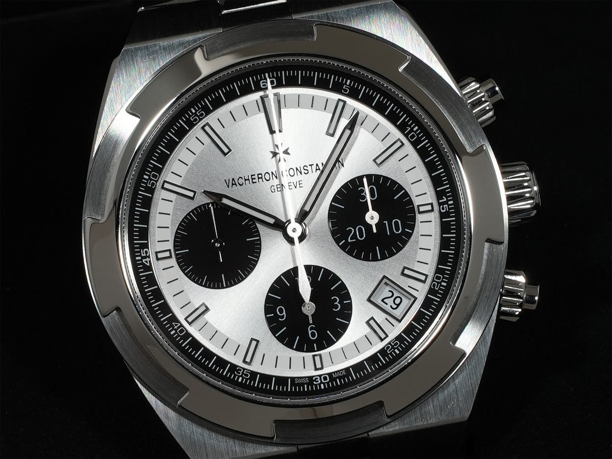 Vacheron Constantin Overseas Chronograph Ref.5520V/210A-B686 Silver Dial Very Good Condition w3ttcj8g