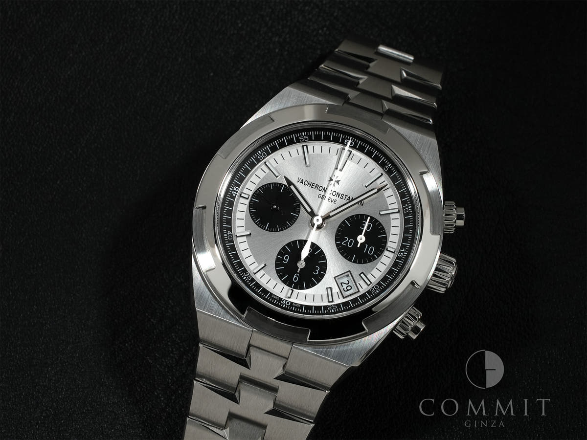 Vacheron Constantin Overseas Chronograph Ref.5520V/210A-B686 Silver Dial Very Good Condition w3ttcj8g