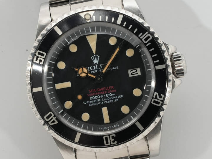 ロレックス シードゥエラー Ref.1665 ステンレススチール ブラック文字盤