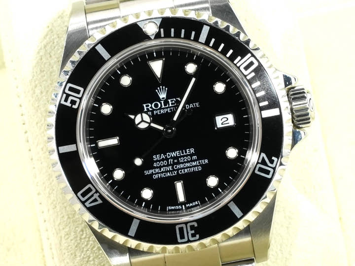 ロレックス シードゥエラー Ref.16600 ステンレススチール ブラック文字盤