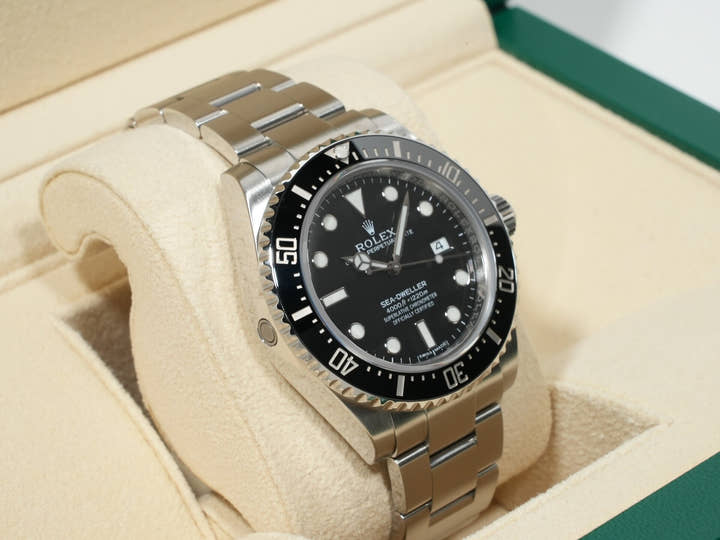 ロレックス シードゥエラー 4000 Ref.116600 ステンレススチール ブラック文字盤