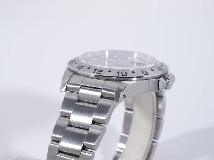 ロレックス エクスプローラーII Ref.16570 ステンレススチール ブラック文字盤