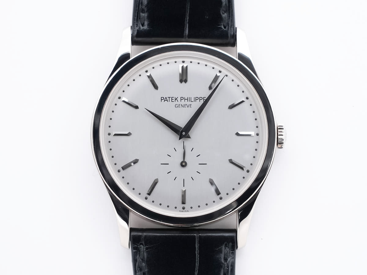 パテックフィリップ カラトラバ Ref.5196G-001 シルバー文字盤 中古 j425irz9