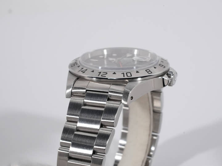 ロレックス エクスプローラーII Ref.16570 ステンレススチール ブラック文字盤