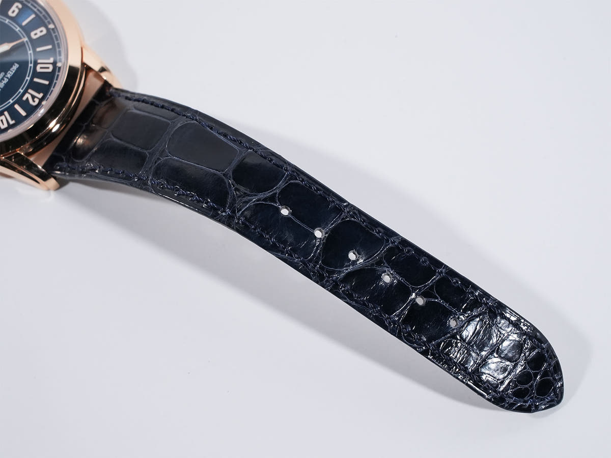 パテックフィリップ カラトラバ トラベルタイム Ref.5224R-001 ブルー文字盤 中古 kgj8rnmt