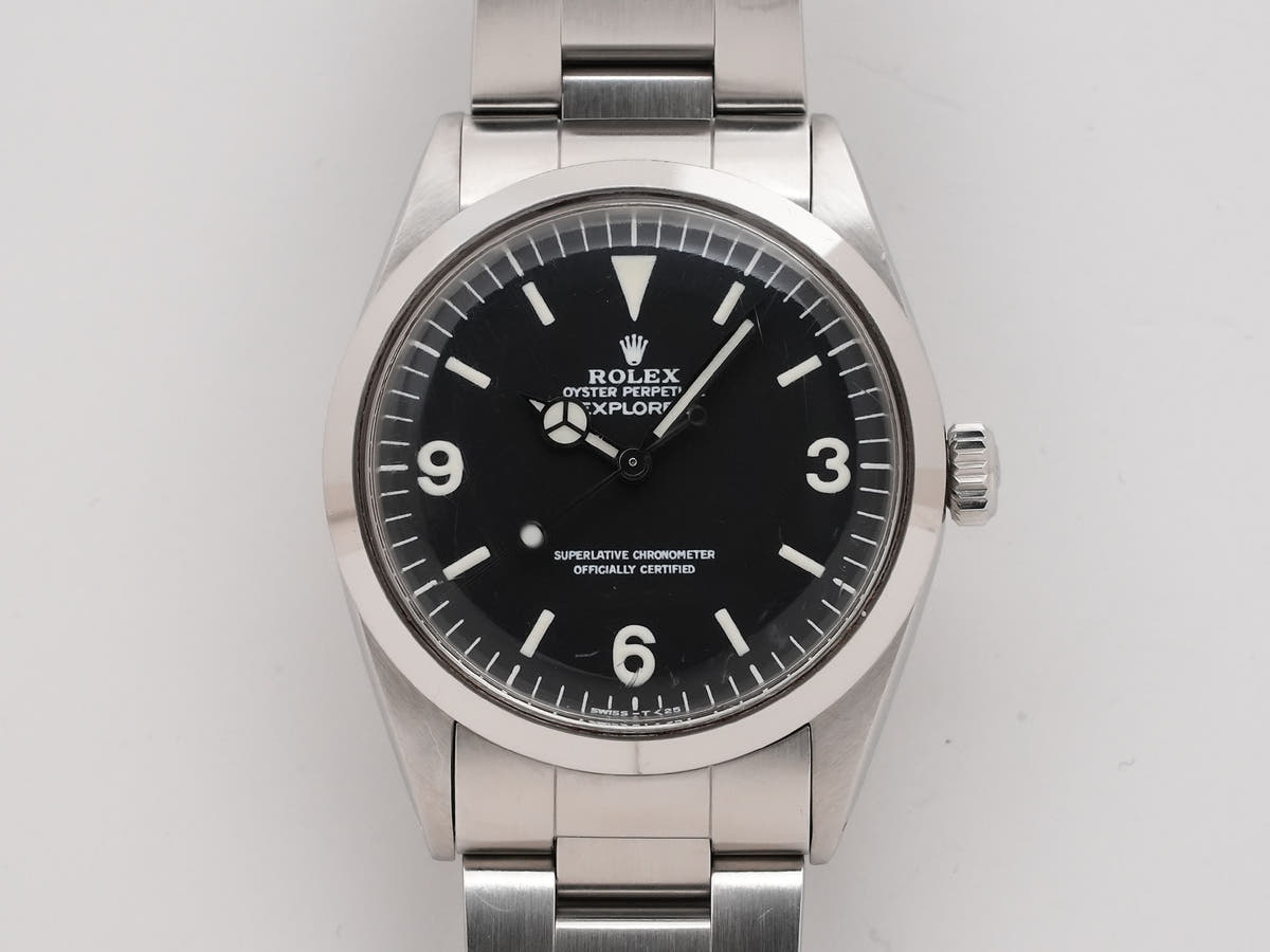 ロレックス エクスプローラーI Ref.1016 ブラック文字盤 中古 7t2s33te