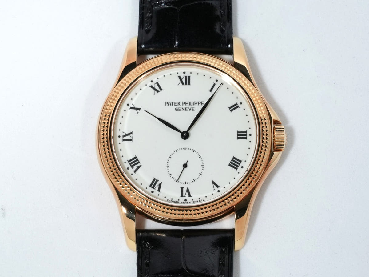 パテックフィリップ カラトラバ Ref.5115J-001 エナメル文字盤 中古 6akh6qdy