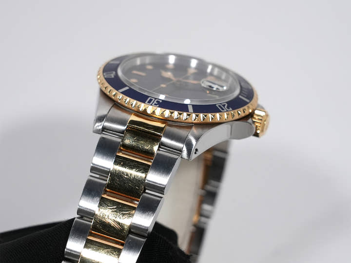 ロレックス サブマリーナー デイト Ref.16803 ステンレススチール/イエローゴールド ブルー文字盤