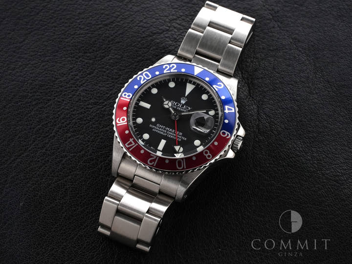 ロレックス GMTマスター Ref.1675 ステンレススチール ブラック文字盤 オイスターブレスレット