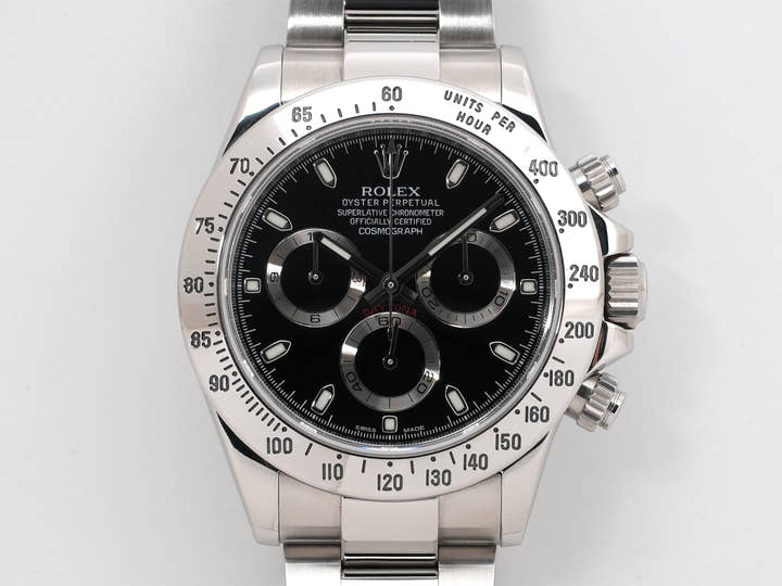 ロレックス デイトナ Ref.116520 ステンレススチール ブラック文字盤 中古 ywpwcr8y
