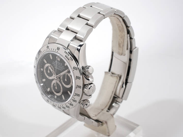 ロレックス デイトナ Ref.116520 ステンレススチール ブラック文字盤 中古 ywpwcr8y