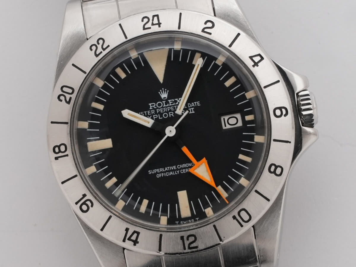 ロレックス エクスプローラーII Ref.1655 SS ブラック文字盤 中古 c69v4ivi