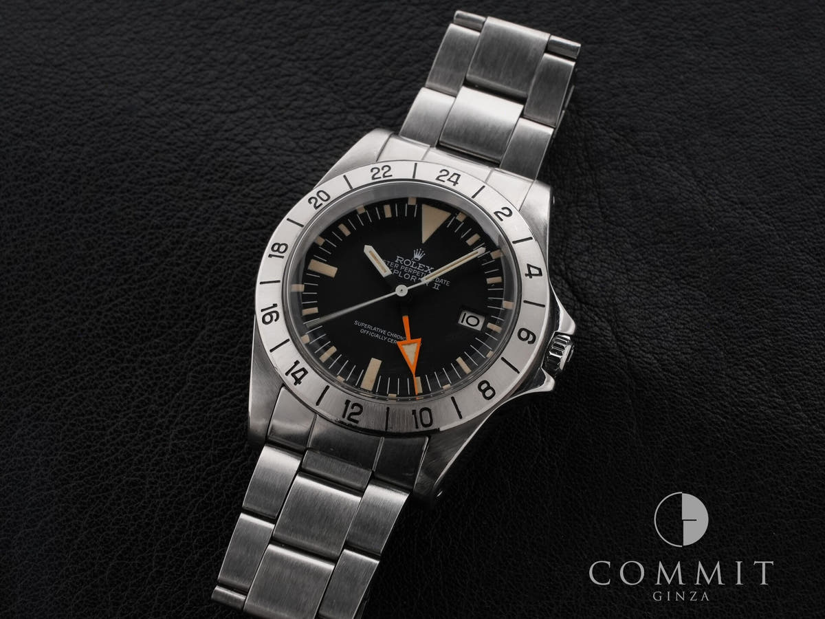 ロレックス エクスプローラーII Ref.1655 SS ブラック文字盤 中古 c69v4ivi