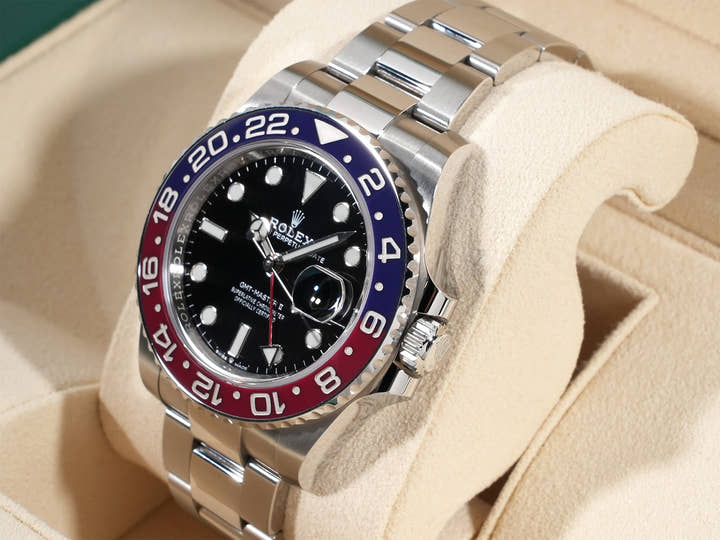 ロレックス GMTマスターII Ref.126710BLRO ステンレススチール ブラック文字盤 オイスターブレスレット