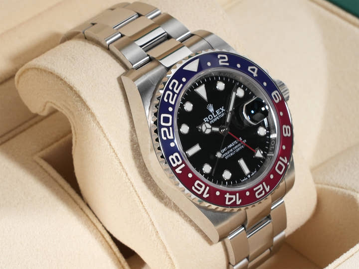 ロレックス GMTマスターII Ref.126710BLRO ステンレススチール ブラック文字盤 オイスターブレスレット