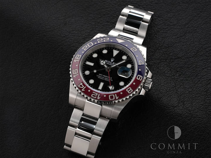 ロレックス GMTマスターII Ref.126710BLRO ステンレススチール ブラック文字盤 オイスターブレスレット