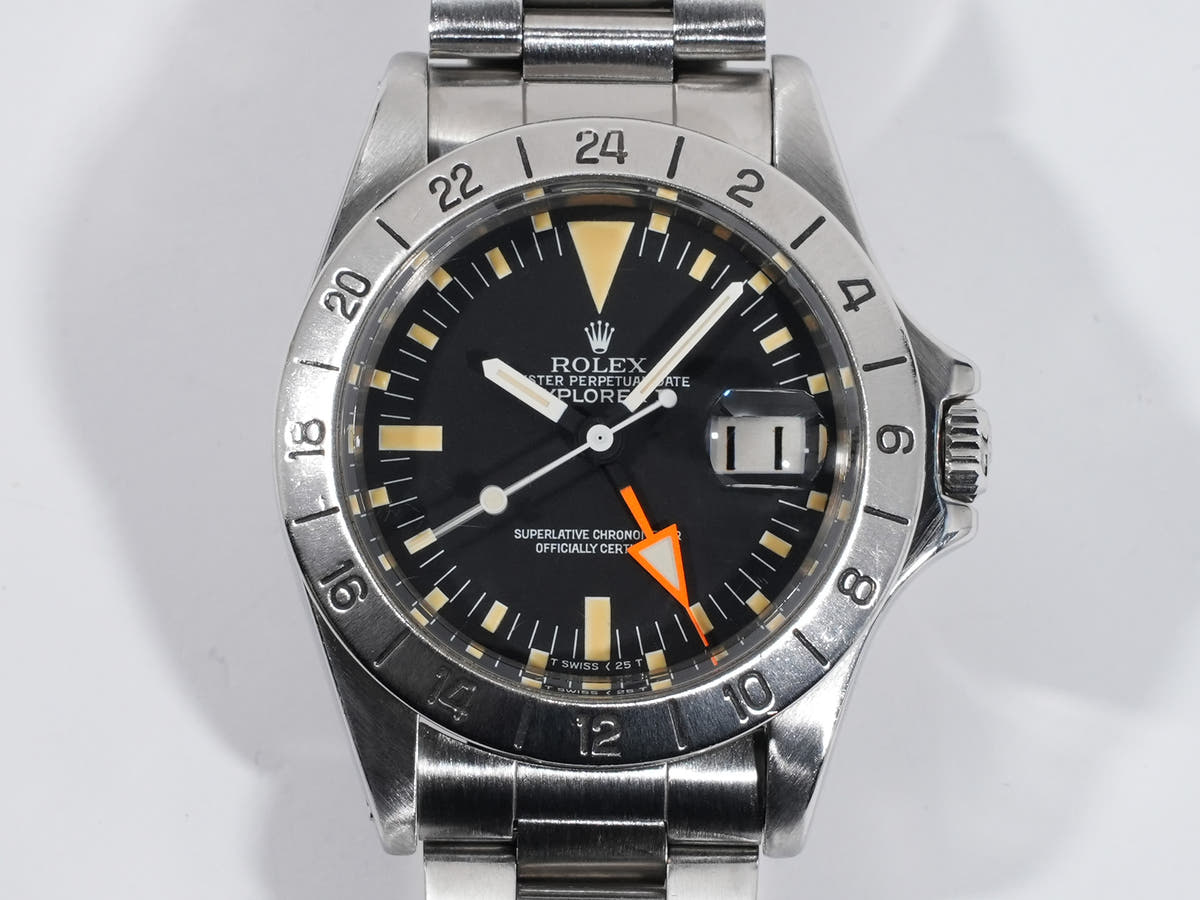 ロレックス エクスプローラーII Ref.1655 ブラック文字盤 中古 63yrkmku