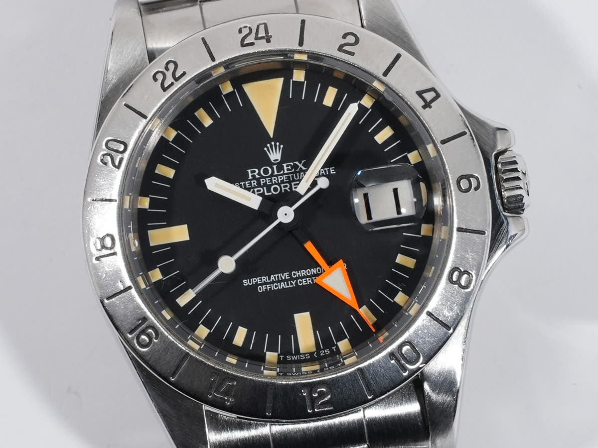 ロレックス エクスプローラーII Ref.1655 ブラック文字盤 中古 63yrkmku