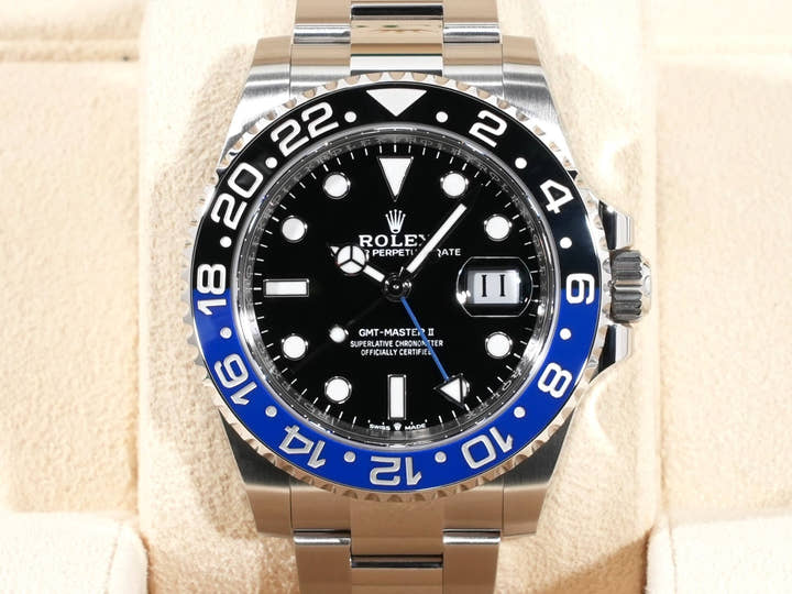 Rolex GMT Master II Ref.126710BLNR Black Dial Unused vrejopwx