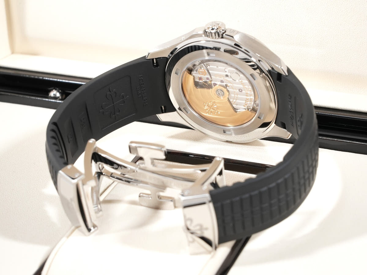 パテックフィリップ アクアノート トラベルタイム Ref.5164A-001 ブラック文字盤 美品 99ax62q4