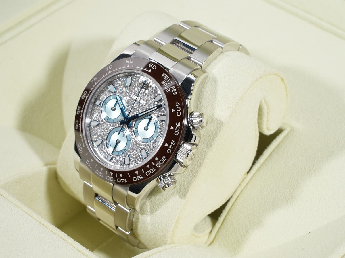 ロレックス デイトナ Ref.116506 PT パヴェダイヤモンド文字盤 中古 d4dqdqi5