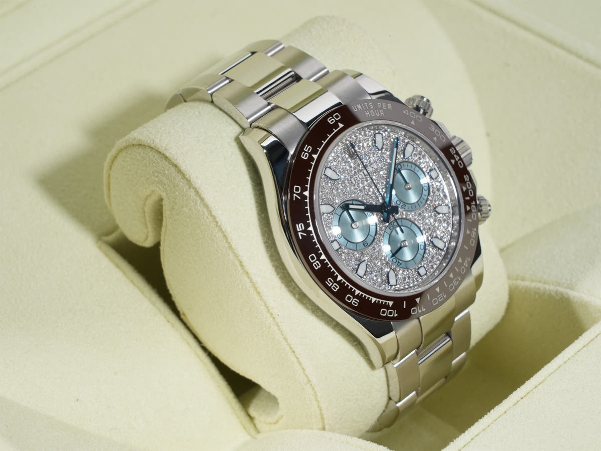 ロレックス デイトナ Ref.116506 PT パヴェダイヤモンド文字盤 中古 d4dqdqi5