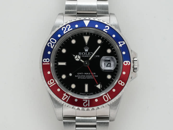 ロレックス GMTマスター Ref.16700 ステンレススチール ブラック文字盤 オイスターブレスレット