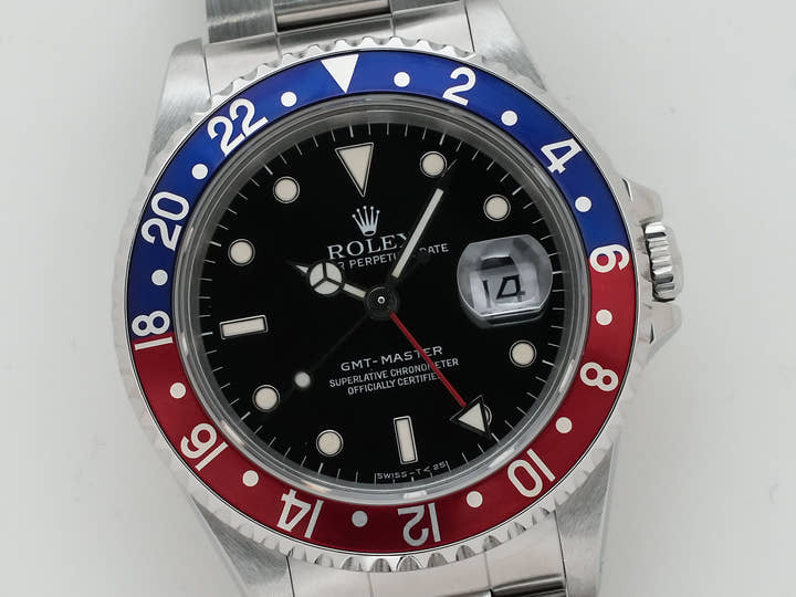 ロレックス GMTマスター Ref.16700 ステンレススチール ブラック文字盤 オイスターブレスレット