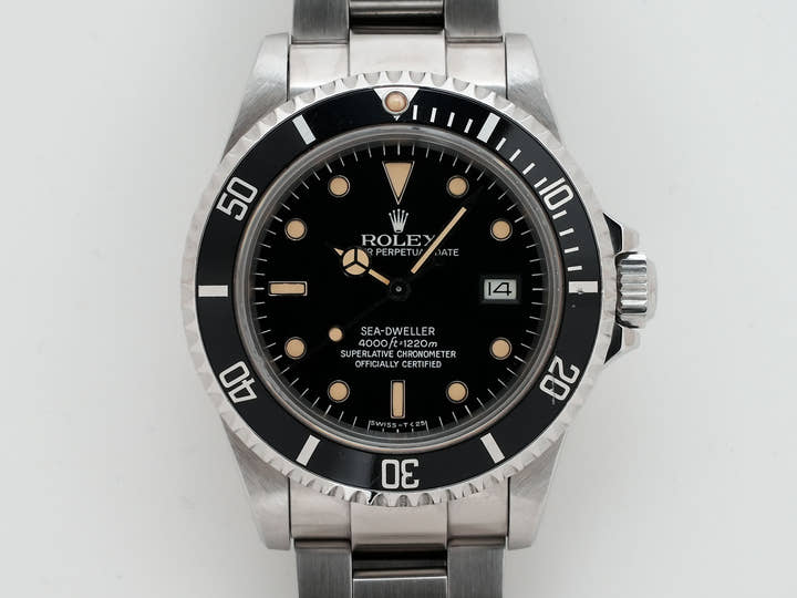 ロレックス シードゥエラー トリプルシックス Ref.16660 ステンレススチール ブラック文字盤