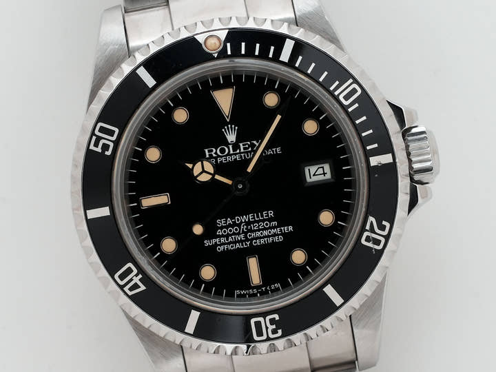 ロレックス シードゥエラー トリプルシックス Ref.16660 ステンレススチール ブラック文字盤