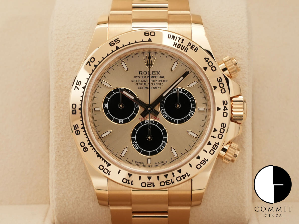 Rolex Daytona Ref.126508 Golden &amp; Bright Black Dial Good Condition Pre-Owned yo94pthr