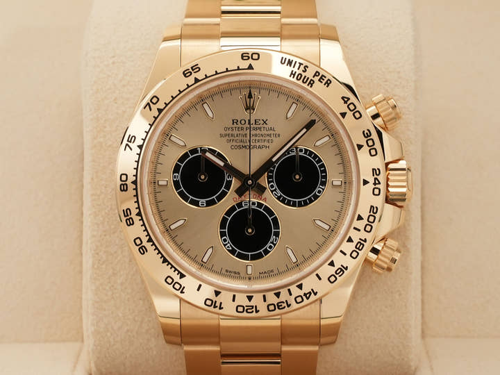 Rolex Daytona Ref.126508 Golden &amp; Bright Black Dial Good Condition Pre-Owned yo94pthr