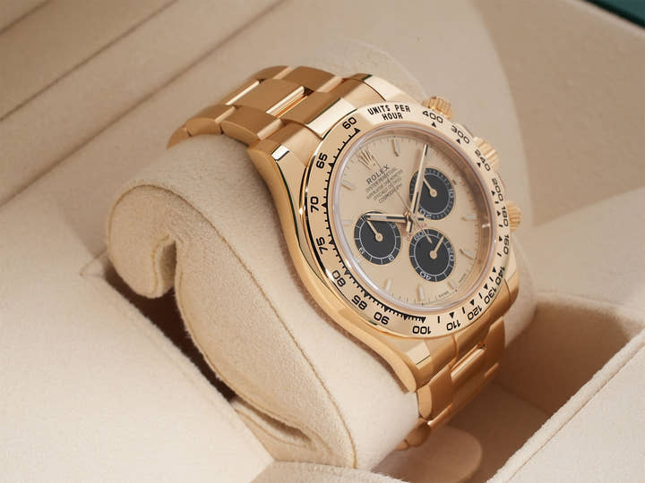 Rolex Daytona Ref.126508 Golden &amp; Bright Black Dial Good Condition Pre-Owned yo94pthr