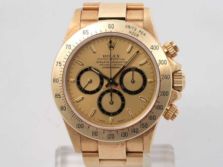 ロレックス デイトナ エルプリメロ Ref.16528 シャンパン文字盤 中古 rsku8syn