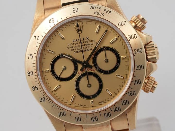 ロレックス デイトナ エルプリメロ Ref.16528 シャンパン文字盤 中古 rsku8syn