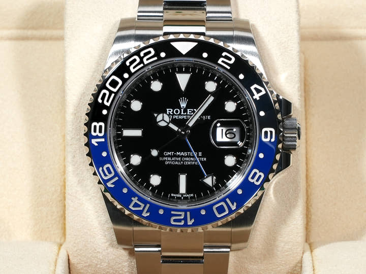 Rolex GMT-Master II Ref. 116710BLNR Stainless Steel Black Dial