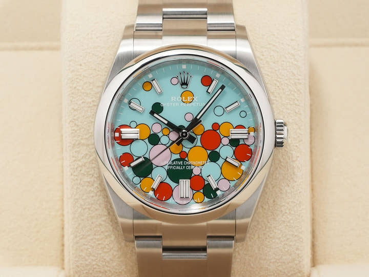 ロレックス オイスターパーペチュアル36 Ref.126000 ステンレススチール セレブレーションモチーフ文字盤