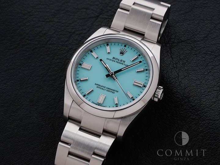 ロレックス オイスターパーペチュアル36 Ref.126000 ステンレススチール ターコイズ文字盤