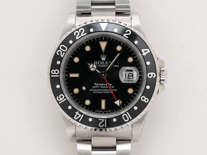 ロレックス GMTマスター Ref.16700 ステンレススチール ブラック文字盤 オイスターブレスレット