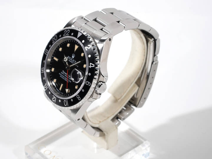 ロレックス GMTマスター Ref.16700 ステンレススチール ブラック文字盤 オイスターブレスレット