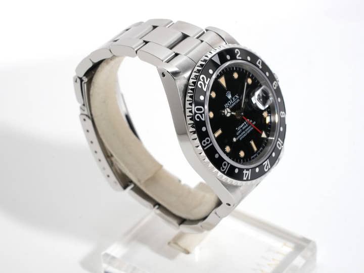 ロレックス GMTマスター Ref.16700 ステンレススチール ブラック文字盤 オイスターブレスレット