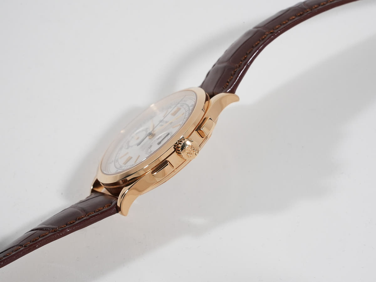 パテックフィリップ クロノグラフ Ref.5170J-001 18KYG シルバー文字盤 美中古 opch9y9u