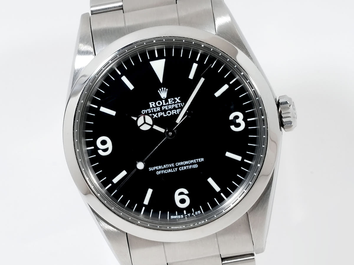 ロレックス エクスプローラーI Ref.1016 ブラック文字盤 中古 397ubq3j