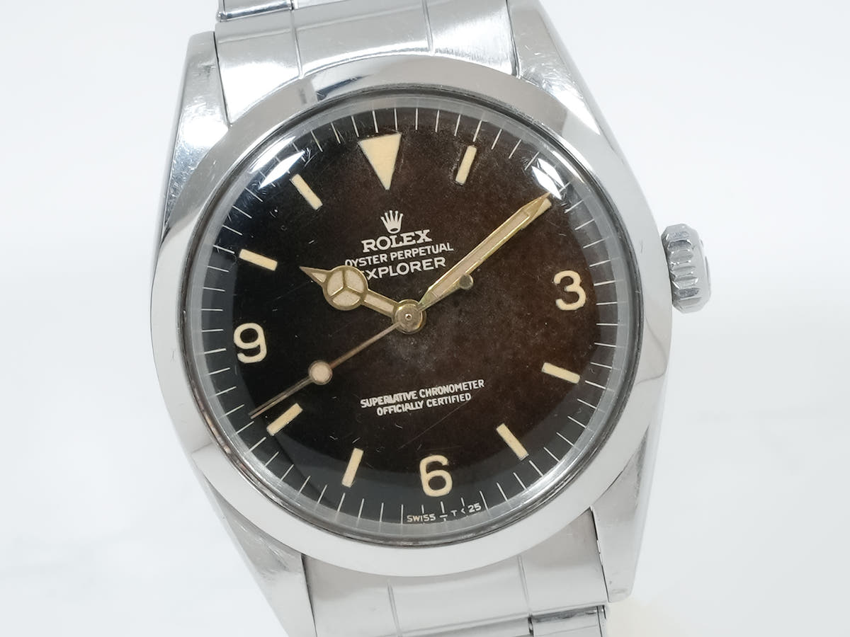 ロレックス エクスプローラーI Ref.1016M トロピカル文字盤 中古 3rbx3g28