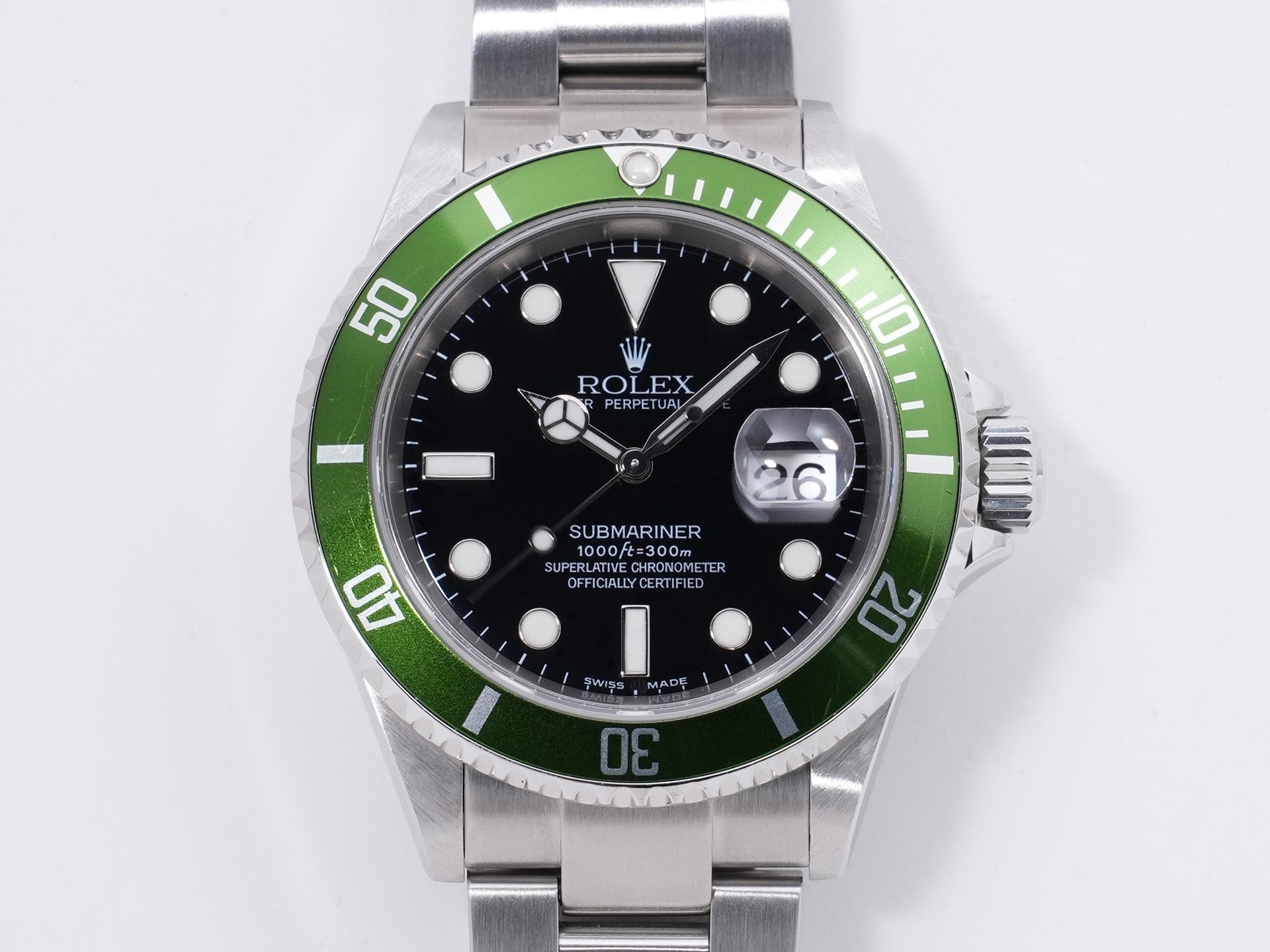 ロレックス サブマリーナー デイト Ref.16610LV SS ブラック文字盤 美中古 8uqfc7vp