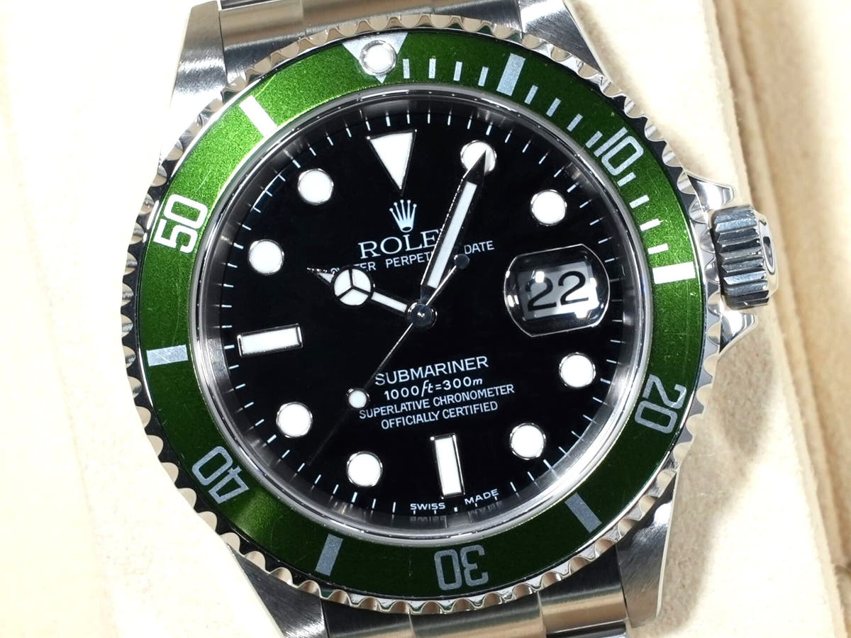 Rolex Submariner Date Ref.16610LV SS Black Dial Good Condition Used 8uqfc7vp