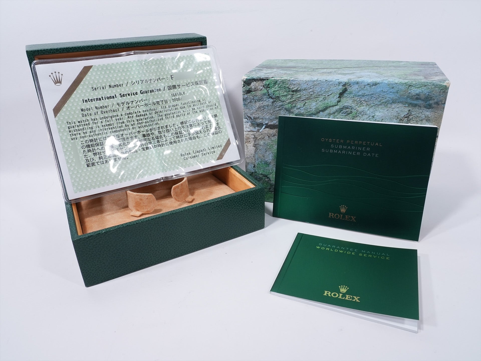 ロレックス サブマリーナー デイト Ref.16610LV ステンレススチール ブラック文字盤