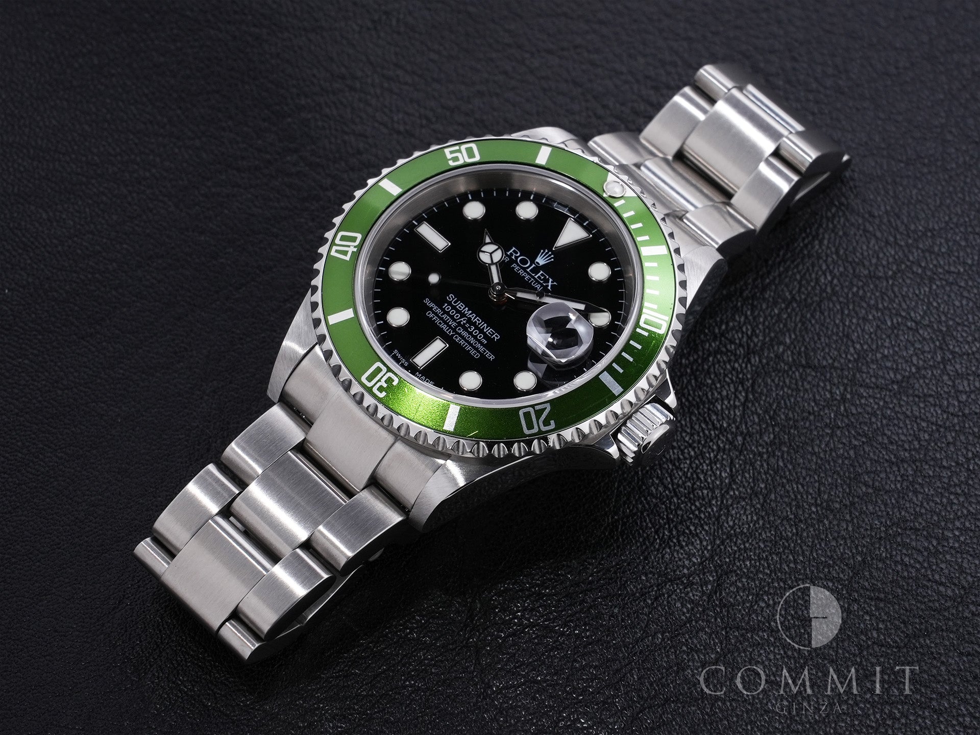 ロレックス サブマリーナー デイト Ref.16610LV ステンレススチール ブラック文字盤