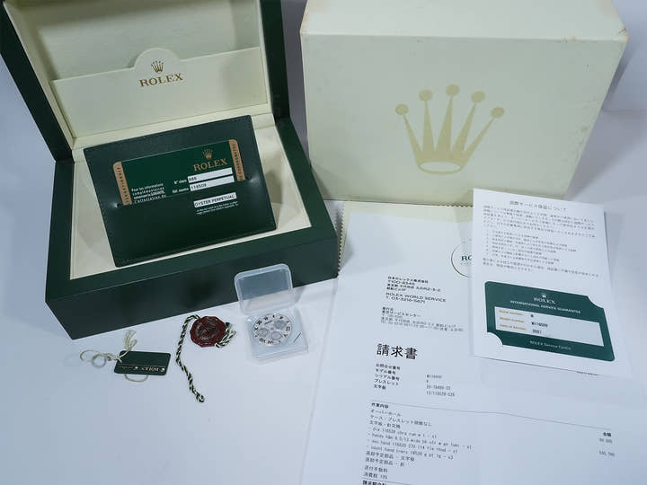 ロレックス デイトナ Ref.116509 ホワイトゴールド クリソプレーズ文字盤