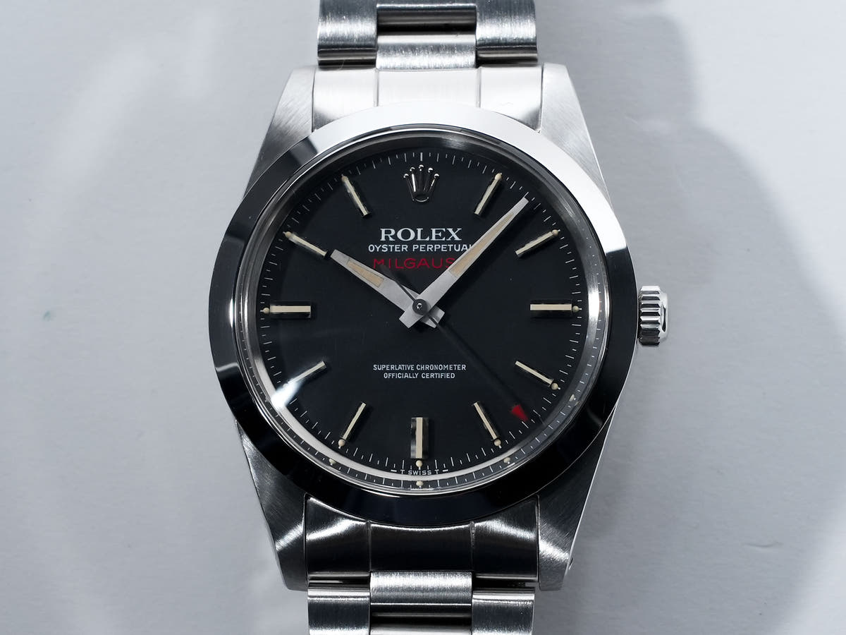 ロレックス ミルガウス Ref.1019 ブラック文字盤 美中古 986vvrv7